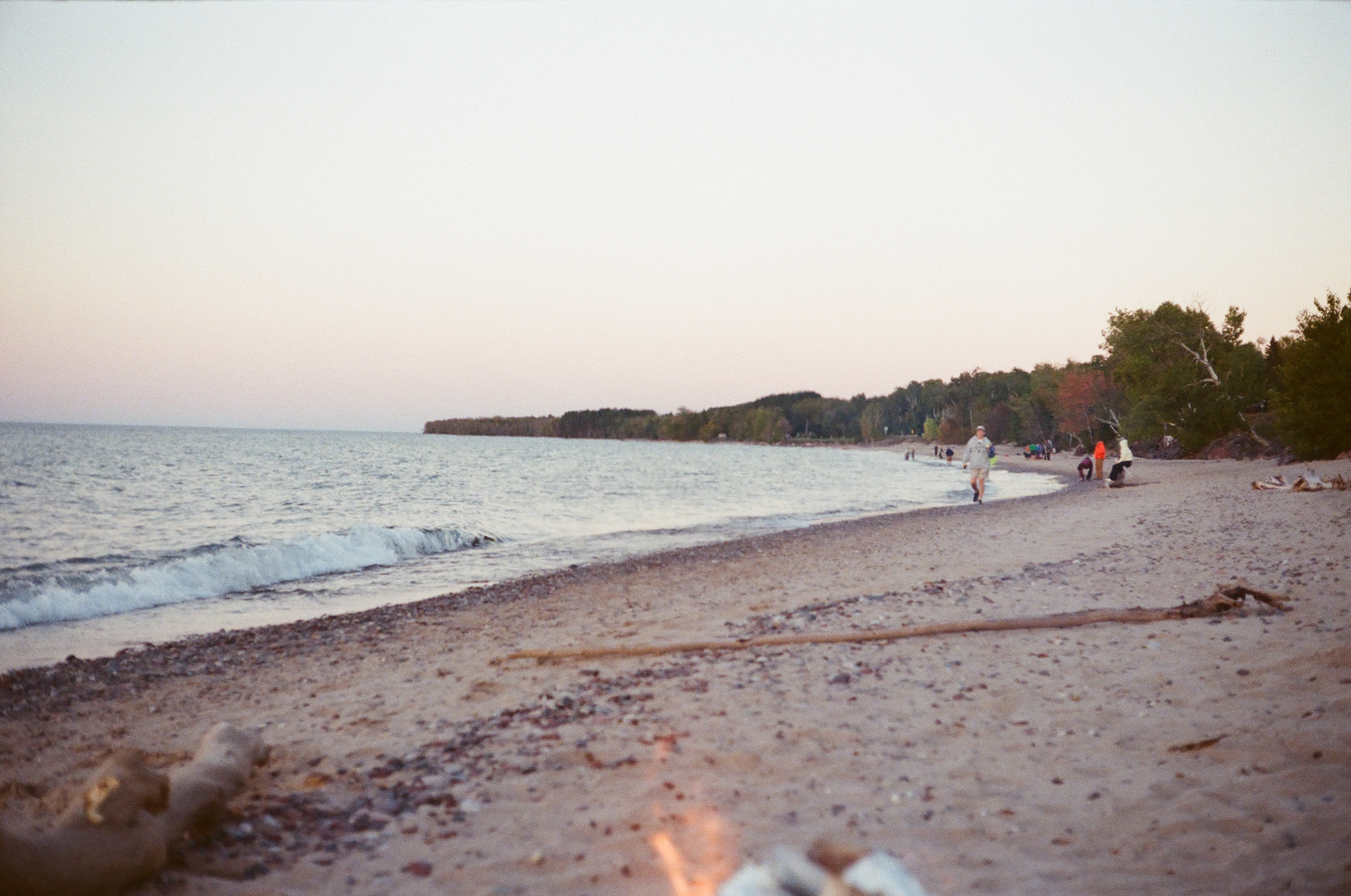 Porcupine Mountains State Park, Ontonagon MI - Evening Lake Superior Shoreline